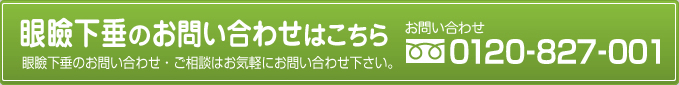 あなたの眼の健康サポート まずは資料請求 0120-827-001